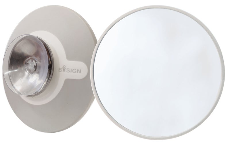 Bosign Suction Cup Mounted Detachable Mirror 5x Magnification White - Image 1